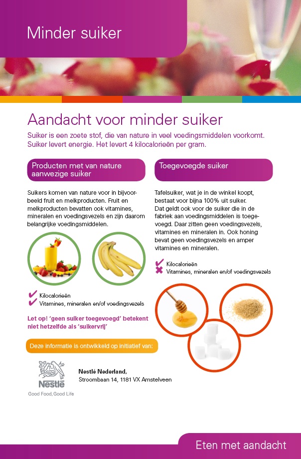 Minder suiker cover