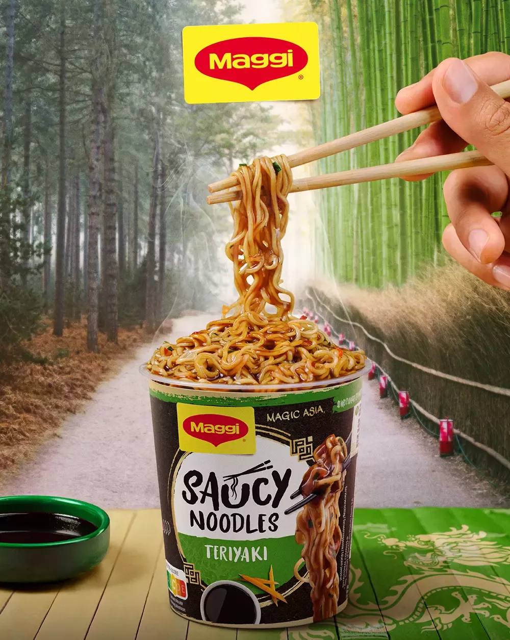 Maggi Saucy Noodles smaak Teriyaki